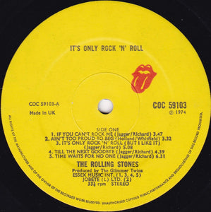 The Rolling Stones : It's Only Rock 'N Roll (LP, Album)