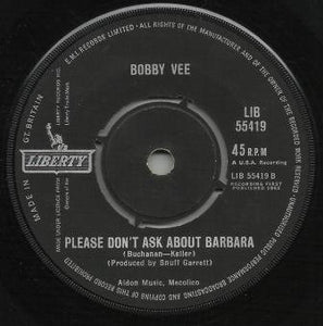 Bobby Vee : I Can't Say Goodbye  (7", Single)
