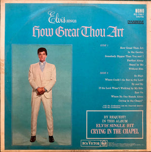 Elvis Presley : How Great Thou Art (LP, Album, Mono)