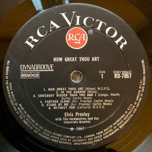 Elvis Presley : How Great Thou Art (LP, Album, Mono)