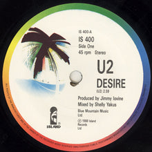 Load image into Gallery viewer, U2 : Desire (7&quot;, Single, Gat)
