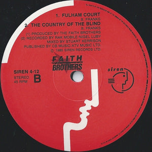 Faith Brothers : A Stranger On Home Ground (12", Single)
