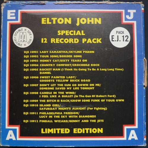 Elton John : Special 12 Record Pack (Box, Comp, Ltd + 12x7