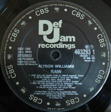 Load image into Gallery viewer, Alyson Williams : Raw (LP, Album)
