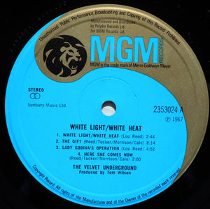 The Velvet Underground : White Light/White Heat (LP, Album, RE)