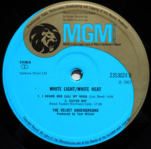 The Velvet Underground : White Light/White Heat (LP, Album, RE)