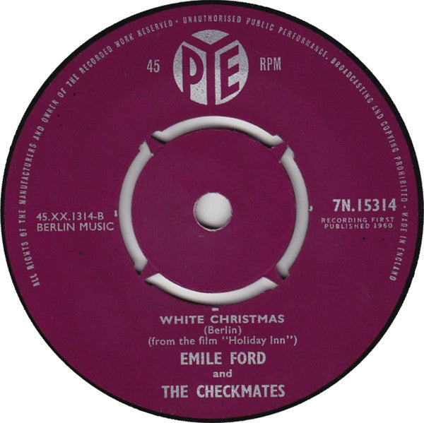 Emile Ford & The Checkmates : Counting Teardrops (7