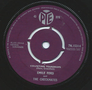 Emile Ford & The Checkmates : Counting Teardrops (7", Single)