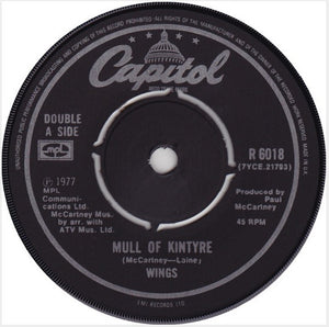 Wings (2) : Mull Of Kintyre / Girls' School (7", Single)