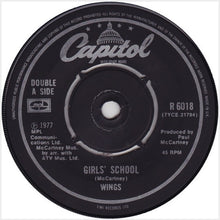 Load image into Gallery viewer, Wings (2) : Mull Of Kintyre / Girls&#39; School (7&quot;, Single)
