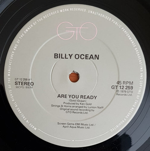 Billy Ocean : Are You Ready (12