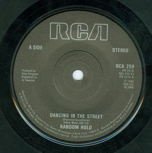 Random Hold : Dancing In The Street (7", Single)