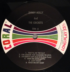 Buddy Holly And The Crickets (2) : Buddy Holly And The Crickets (LP, Album, Mono, RE, RP)