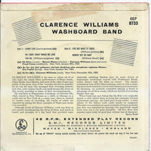 Load image into Gallery viewer, Clarence Williams Washboard Band* : Clarence Williams Washboard Band (7&quot;, EP)
