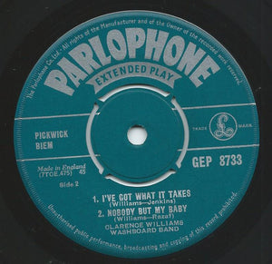 Clarence Williams Washboard Band* : Clarence Williams Washboard Band (7", EP)