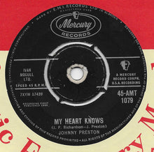 Load image into Gallery viewer, Johnny Preston : Running Bear / My Heart Knows  (7&quot;, Single)
