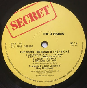 4 Skins : The Good, The Bad & The 4 Skins (LP, Album, M/Print)