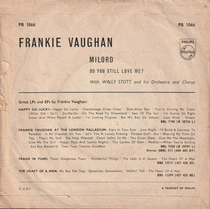 Frankie Vaughan : Milord (7", Single)