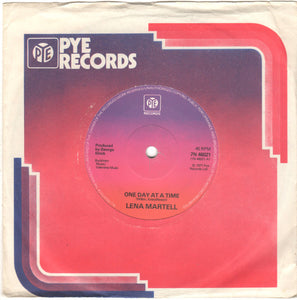 Lena Martell : One Day At A Time (7", Single, Red)