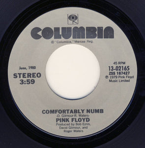 Pink Floyd : Run Like Hell / Comfortably Numb (7", Single, RE, Styrene)