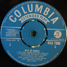 Load image into Gallery viewer, The Hawaiian Hula Boys : Hi-Fi In Hawaii (7&quot;, EP)

