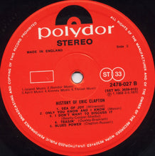 Load image into Gallery viewer, Eric Clapton : History Of Eric Clapton (2xLP, Comp, Gat)
