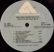 Load image into Gallery viewer, Melissa Manchester : Help Is On The Way (LP, Album)
