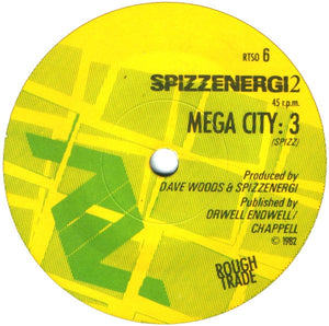 Spizzenergi : Work / Mega City 3 (7", Single)