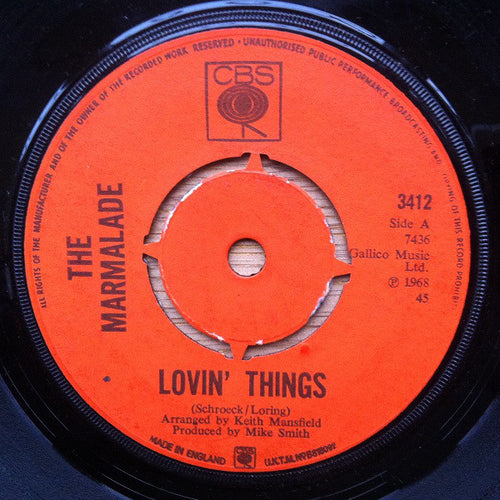 The Marmalade : Lovin' Things (7