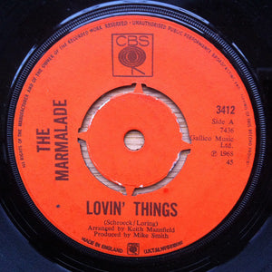 The Marmalade : Lovin' Things (7", Single, 4 P)