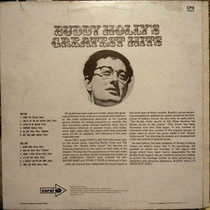 Buddy Holly : Greatest Hits (LP, Comp, Mono, RE)