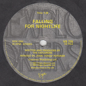 The Explorers (2) : Falling For Nightlife (7", Single)