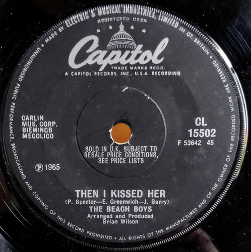 The Beach Boys : Then I Kissed Her  (7