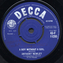 Load image into Gallery viewer, Anthony Newley : Strawberry Fair / A Boy Without A Girl (7&quot;)
