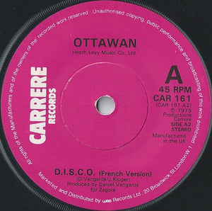 Ottawan : D.I.S.C.O. (7", Single, Dam)