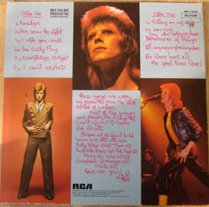 Bowie* : Pinups (LP, Album, RE, Deu)