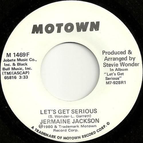Jermaine Jackson : Let’s Get Serious (7