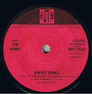 The Kinks : Kwyet Kinks (7", EP)