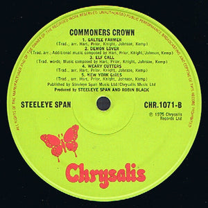 Steeleye Span : Commoners Crown (LP, Album)