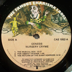 Genesis : Nursery Cryme (LP, Album, RE, Sma)