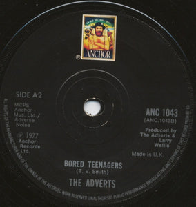 The Adverts : Gary Gilmore's Eyes / Bored Teenagers (7", Single)