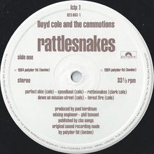 Load image into Gallery viewer, Lloyd Cole And The Commotions* : Rattlesnakes (LP, Album, Whi)
