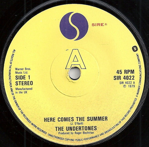 The Undertones : Here Comes The Summer (7