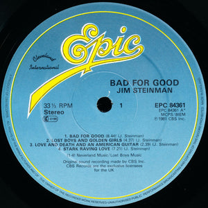 Jim Steinman : Bad For Good (LP, Album)