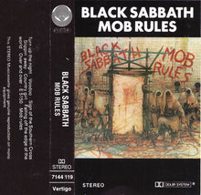 Load image into Gallery viewer, Black Sabbath : Mob Rules (Cass, Album)
