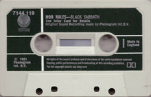 Load image into Gallery viewer, Black Sabbath : Mob Rules (Cass, Album)
