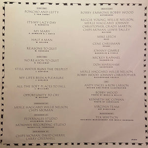 Merle Haggard and Willie Nelson : Poncho & Lefty (LP, Album)
