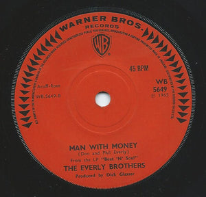 Everly Brothers : Love Is Strange (7", Sol)