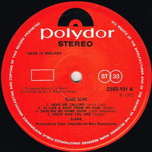 Slade : Slade Alive! (LP, Album, Gat)