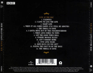 B.B. King : Live At The BBC (CD)